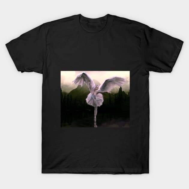 Swan Lake T-Shirt by Nightfrost